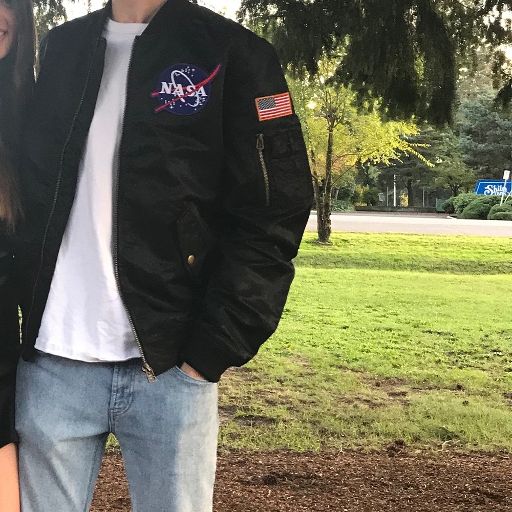 black nasa jacket